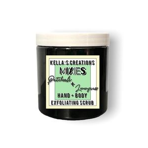 8oz Mixes Patchouli + Lemongrass Hand Scrub